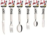 Kit Talheres Simonaggio Disney Minnie e Mickey - 6 Peças para Refeições Divertidas - imagem 1