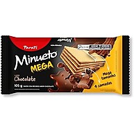Wafer Chocolate Minueto Mega Parati 105g: Delícia Irresistível! - imagem 2