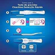 Teste de Gravidez Clearblue Detecção Rápida: Resultado em 1 Minuto - imagem 2
