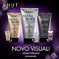 KNUT Máscara Ultra Silver Platinum: Hidratação e Matização em 2 Minutos - imagem 1
