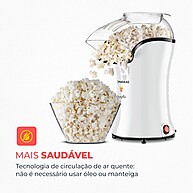 Pipoqueira Elétrica PopFlix 1200W: Pipoca Saudável em 3 Minutos - imagem 2