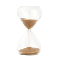 Ampulheta Decorativa em Vidro Areia Marrom 3 Minutos 8cm - Timer Elegante para Ambientes Modernos - imagem 2