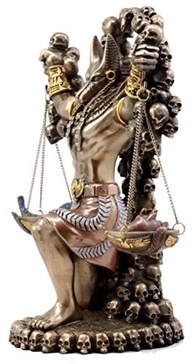 Estatueta de Anúbis Guardião do Submundo - 21,5 cm em Bronze - Decoração Mística e Simbólica - imagem 3