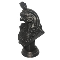 Estátua Decorativa de Rá, Deus do Sol Egípcio - Peça Mística em Preto Fosco para Altar e Decoração - imagem 4