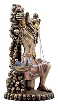 Estatueta de Anúbis Guardião do Submundo - 21,5 cm em Bronze - Decoração Mística e Simbólica - imagem 5