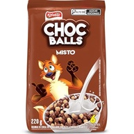 KiSabor, Chocball, Sabor Chocolate Preto e Branco, Misto, Cereal Matinal, 220 Gramas - imagem 2
