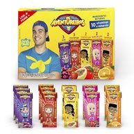 AVENTUREIROS - Sucos de Sabores Mistos em Caixinha - Sem Ingredientes Artificiais, Sem Glúten - Contém 10 Vitaminas e Minerais, Ingredientes Naturais - Vegano - Pack 12 x 200ml - imagem 2