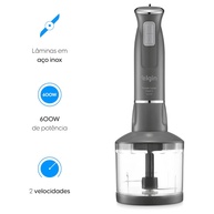 Mixer 3 em 1 Elgin Power Inox: Tritura, Bate e Mistura! - imagem 2