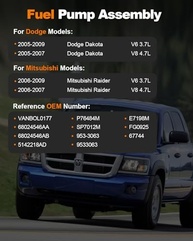 Módulo Bomba Combustível Elétrica para Dodge Dakota & Mitsubishi Raider (2005-2009) - Desempenho e Confiabilidade Garantidos - imagem 3