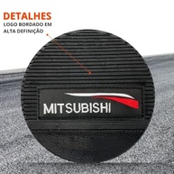 Jogo de Tapetes de Borracha Premium para Mitsubishi L200 Triton 2020-2022: Proteção e Estilo com Logo Bordado - imagem 5