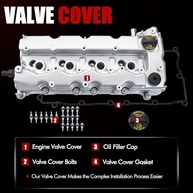 MITZONE Tampa de Válvula em Alumínio para Jeep, Dodge, Chrysler, Fiat e Ram 2.4L L4 - Segurança e Durabilidade - imagem 4