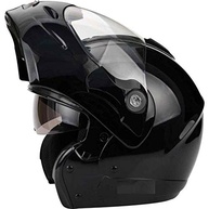 Capacete Mixs MX Captiva Robocop Escamoteável com Viseira Solar Interna - Preto Brilhante - imagem 5