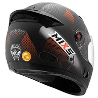 Capacete Fechado Mixs MX5 Blaze Laranja Brilhante - Segurança e Estilo para Sua Pilotagem - imagem 4