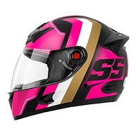 Capacete Mixs MX5 Super Speed 60 Rosa/Dourado: Segurança e Estilo para suas Aventuras! - imagem 2