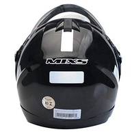 Capacete Mixs MX Captiva Robocop Escamoteável com Viseira Solar Dupla - Preto Brilhante 58 - imagem 3