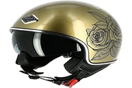 Capacete Astone MJ 66 Graphic Roses Gold - Segurança e Estilo para Você! - imagem 1