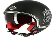 Capacete Astone MJ 66 Memento Mori MTBLK - Segurança e Estilo para Sua Pilotagem - imagem 2