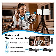 Microfone Lapela Celular: Som Pro com H'maston MK-17 - imagem 2
