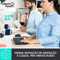 Combo Teclado e Mouse sem fio Logitech MK295 com Digitação e Clique Silencioso, Teclas de Mídia de Fácil Acesso, Conexão USB, Pilhas Inclusas e Layout ABNT2 - imagem 3