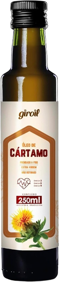 Óleo de Cártamo Extra Virgem Giroil - 250 ml - imagem 1
