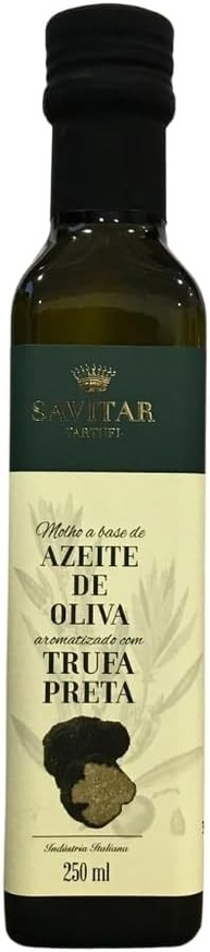 AZEITE QUADRADO SAVITAR COM TRUFA NEGRA 250 ml - imagem 1