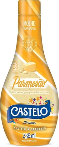 Castelo Molho P/ Salada Parmesão (236 Ml) Sabor 236 Ml - imagem 1