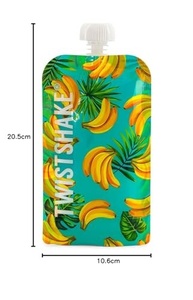 Twistshake Squeeze Bag 3 Unidades 220 ml - Frutinhas Colorido | Pura Conveniência para Papinhas e Purês - imagem 4