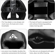 Capacete de Boxe GROOFOO: Proteção Total para Crianças e Adultos | Kickboxing, MMA, Muay Thai - imagem 2