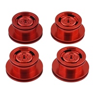 Roda de Metal Vermelha 1/12 para Carros RC MN90, MN90K, MN91 - Performance e Estilo! - imagem 1