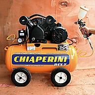 Compressor de Ar 10 Pés 50L 2HP 140 Libras: Potência e Mobilidade - imagem 2