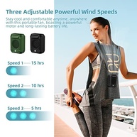 Ventilador de Cintura CIVPOWER 10000 mAh - Refresque-se com Mobilidade e Estilo - imagem 4