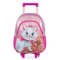 Mochila Escolar Feminina com Rodinhas Gata Marie Rosa - imagem 1