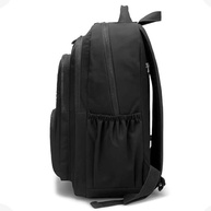 Mochila Feminina Masculina Tactel Notebook Escolar Resistente Grande Costas Juvenil Escola Preta - imagem 3