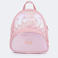 Mochila Infantil Pampili Coração Rosa: Estilo e Conforto! - imagem 1