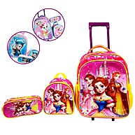 Mochila Infantil Princesa: Kit Completo para a Escola! - imagem 1