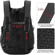 Mochila para Capacete de Moto ILM MB01: Impermeável, Leve e Segura com Detalhes Refletivos - imagem 4