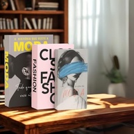 Conjunto de Livros Decorativos de Moda e Cidades - 3 Estilos em Capa Dura com Design Artístico para Decoração Elegante - imagem 3