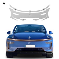 Película Protetora Tesla Model Y 2025 - TPU 8,5 Mil Transparente com Barras Frontais e Faróis - imagem 3