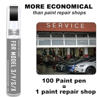 Caneta de Retoque para Tesla Model 3, Y, X e S - Kit Profissional de Reparo de Pintura Preto Sólido - imagem 4