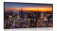 Quadro Decorativo Cidade de São Paulo 130x60cm com Moldura Preta - Modelo 01 - imagem 2