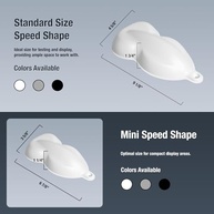 Modelos de Carro de Plástico Speed Shapes - 10 Peças para Teste de Pintura Automotiva - imagem 3