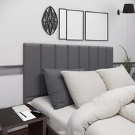 Cabeceira Cama Box Queen 8 Módulos Estofada Modular Moderna 60x20 cm - Design Sofisticado - imagem 3