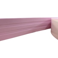 Moldura Rodameio Ripado EVA Autocolante Rosa - 7cm x 5mm | Decoração Moderna e Fácil Instalação - imagem 1