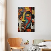 Arte Abstrata Africana em Tela - Decoração Moderna para Paredes Grandes (30,5 x 45,7 cm) - imagem 2