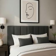 Cabeceira Cama Box Casal 7 Módulos Estofada Modular Moderna 60x20 cm - imagem 3