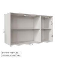 Armário Aéreo 120cm Arizona: Cozinha Moderna - imagem 2