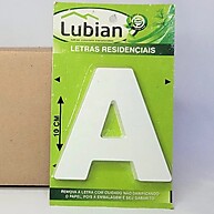 Número Residencial 3D Branco 10cm - Decoração Moderna - imagem 1