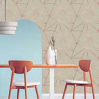 Papel de Parede Fendi Rose Gold: Elegância Moderna - imagem 2