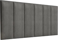 Cabeceira Painel Imperial Estofada Queen Size Cinza 1,60m - Moderna e Confortável para Seu Quarto - imagem 1