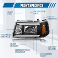 Farol LED DRL para Ford Ranger 2001-2011: Iluminação Moderna e Estilo Inconfundível - imagem 4